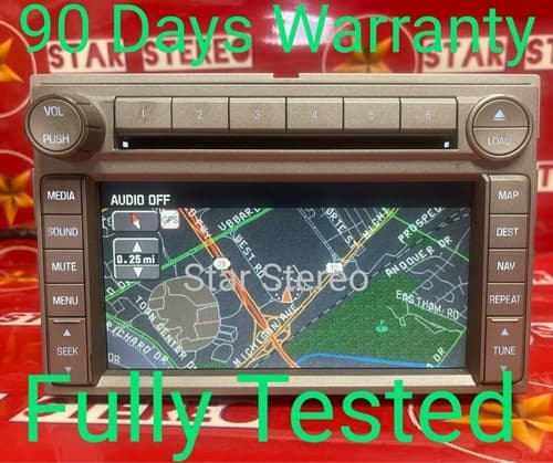 LINCOLN THX Navigation Radio Stereo 6 Disc MP3 CD Player 8H6T-18K931-CA FO265A - Image 1