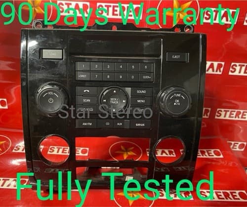 11-12 FORD ESCAPE AM FM CD MP3 SATELLITE RADIO CNTRL BL8T18D822AA OEM FO189U - Image 1