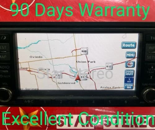 2007 - 2009 NISSAN Altima OEM BOSE Navigation Radio 6 CD MP3 CD Player NI173U - Image 1