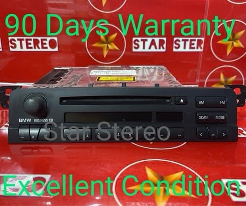 BMW E46 3-SERIES BUSINESS CD MP3 STEREO RADIO AUX CD53 323 325 328 330 M3 BM128U - Image 1