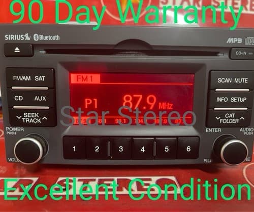 09-11 Kia Rio Radio Satellite Receiver 96100-1G895AMDB w Bluetooth KI146U - Image 1