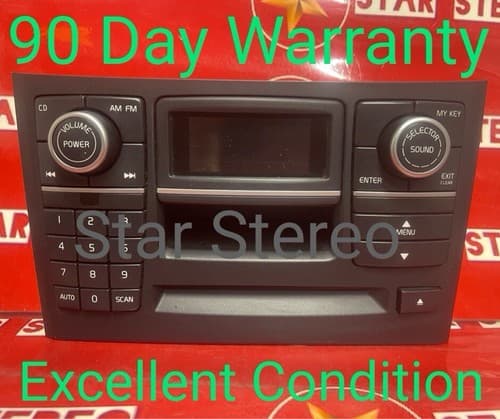 07 VOLVO XC-90 CD RADIO AM FM FACE PLATE PANEL 30797250 30752420 VO101U - Image 1