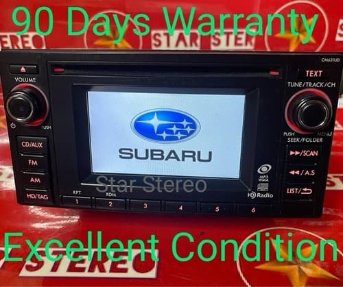 2012-2014 Subaru Impreza Am Fm Cd Player Radio Receiver AG54X SU122AU - Image 1