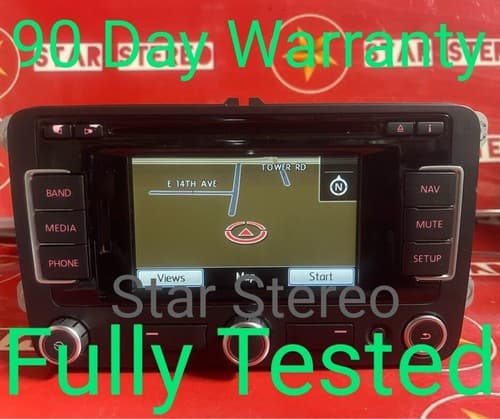 2012-2016 Volkswagen Passat Navigation Radio Display Screen 1K0 035 274 VW121U - Image 1