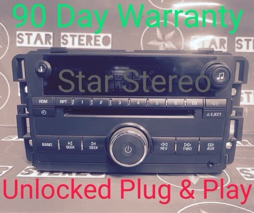 Unlocked 2007-2009 Suzuki Xl-7 Am Fm Cd Player Radio Receiver 15945861 SUZ109U
