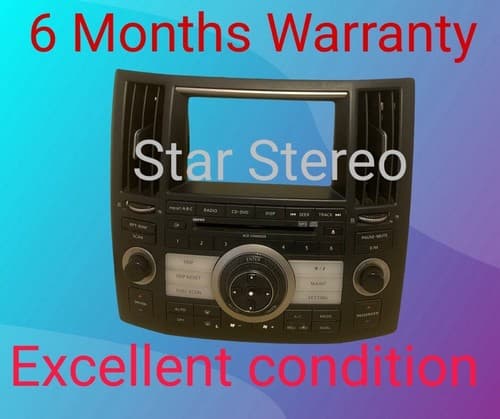 OEM INFINITI FX35 FX45 06-08 DASH RADIO A/C CONTROL PANEL FACE BEZEL VENT Ni339