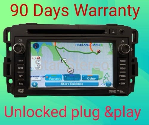 GM OEM Factory Stere Radio GPS Navigation LCD MP3 CD DVD Player 22739334 GM110U