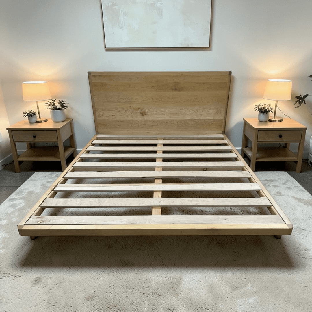 Avocado Green Mattress Malibu Platform King Bed Frame - Image 1