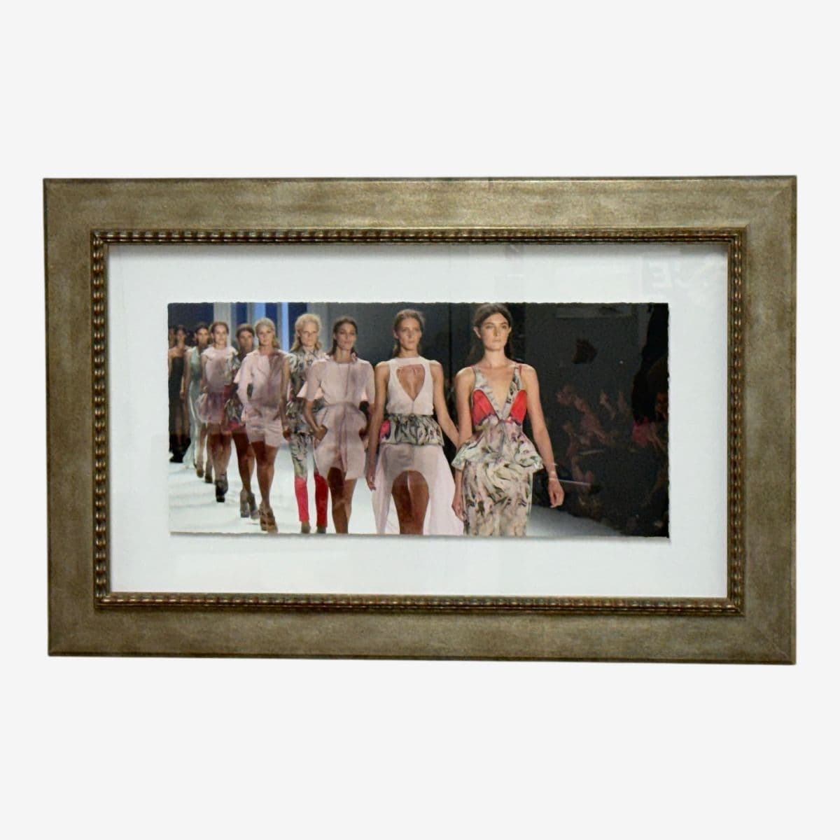 Vera Wang Spring/Summer Collection Fashion Show Print, Framed - Image 1