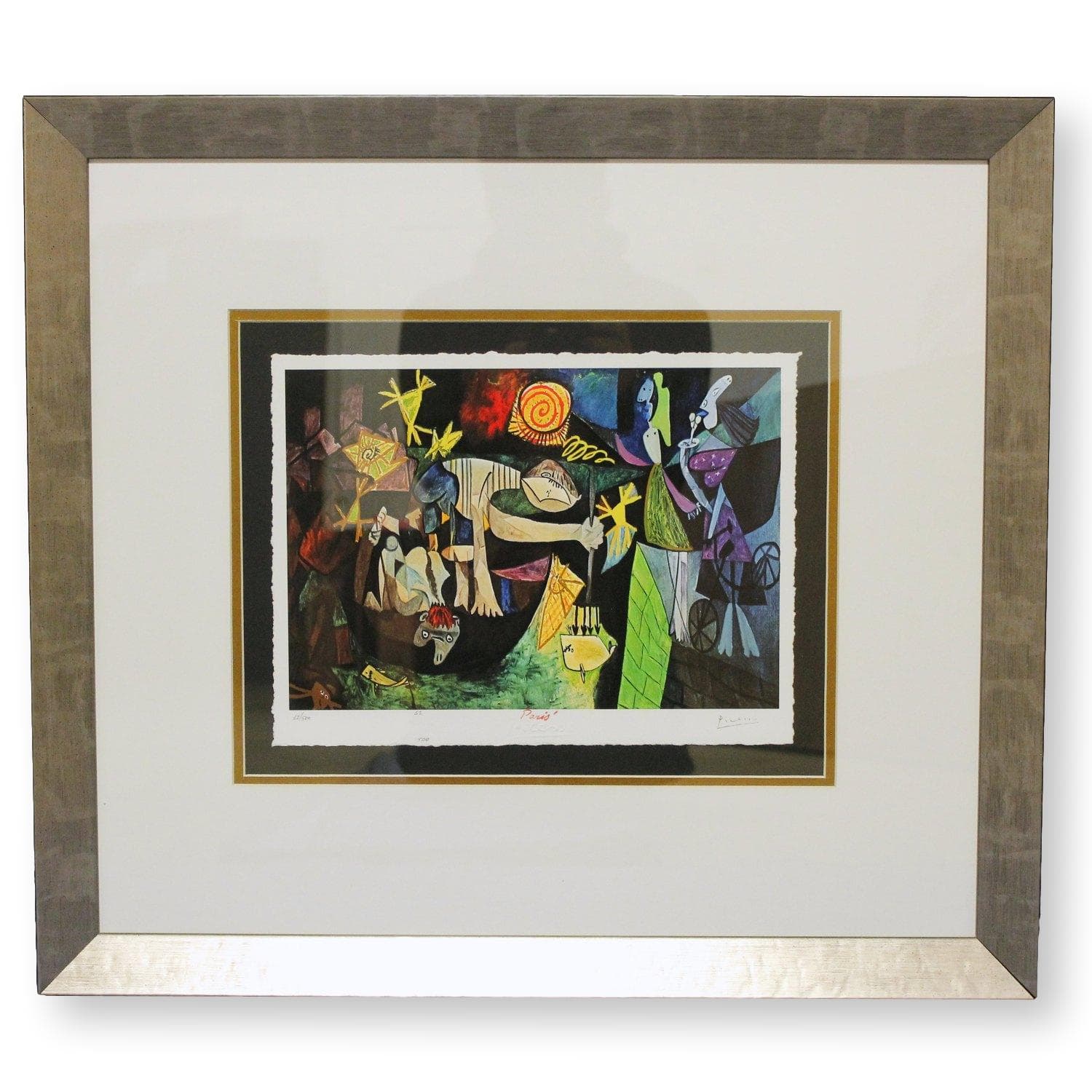 Gallery Framed Art Print 'Night Fishing At Antibes' By Pablo Picasso - Image 1