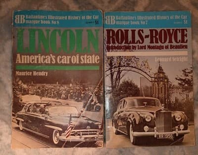 Ballantine's Rolls-Royce Lincoln 1971 Vintage Books - Image 1