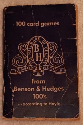 Benson & Hedges 1972 Vintage 100 Card Games Booklet Hoyle Edition - Image 1