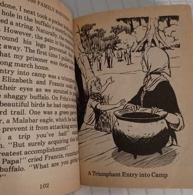 Moby Books The Swiss Family Robinson Illustrated Adapted Softcover 1983 - Image 1