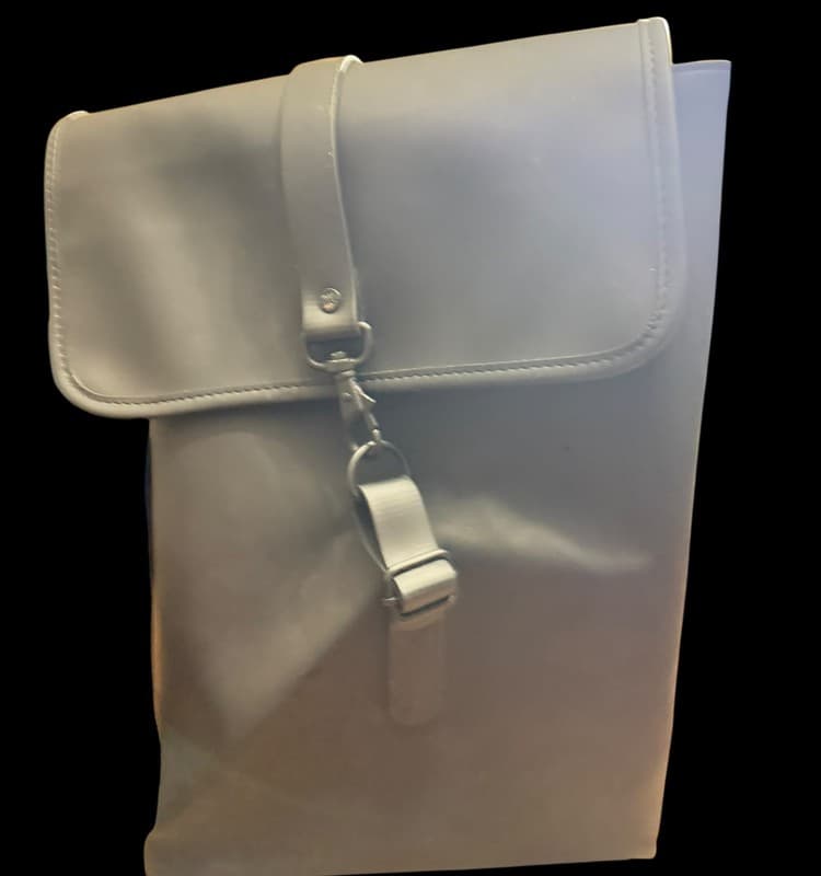 RAINS Waterproof Black Rucksack Backpack - Image 1