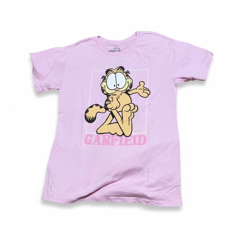 Garfield Square Crew Neck Short Sleeve Graphic T-Shirt - Image 1