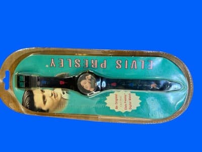 Elvis Presley CENTRIC Digital Wertheimer Collection Watch, 2005 Black, NEW - Image 1