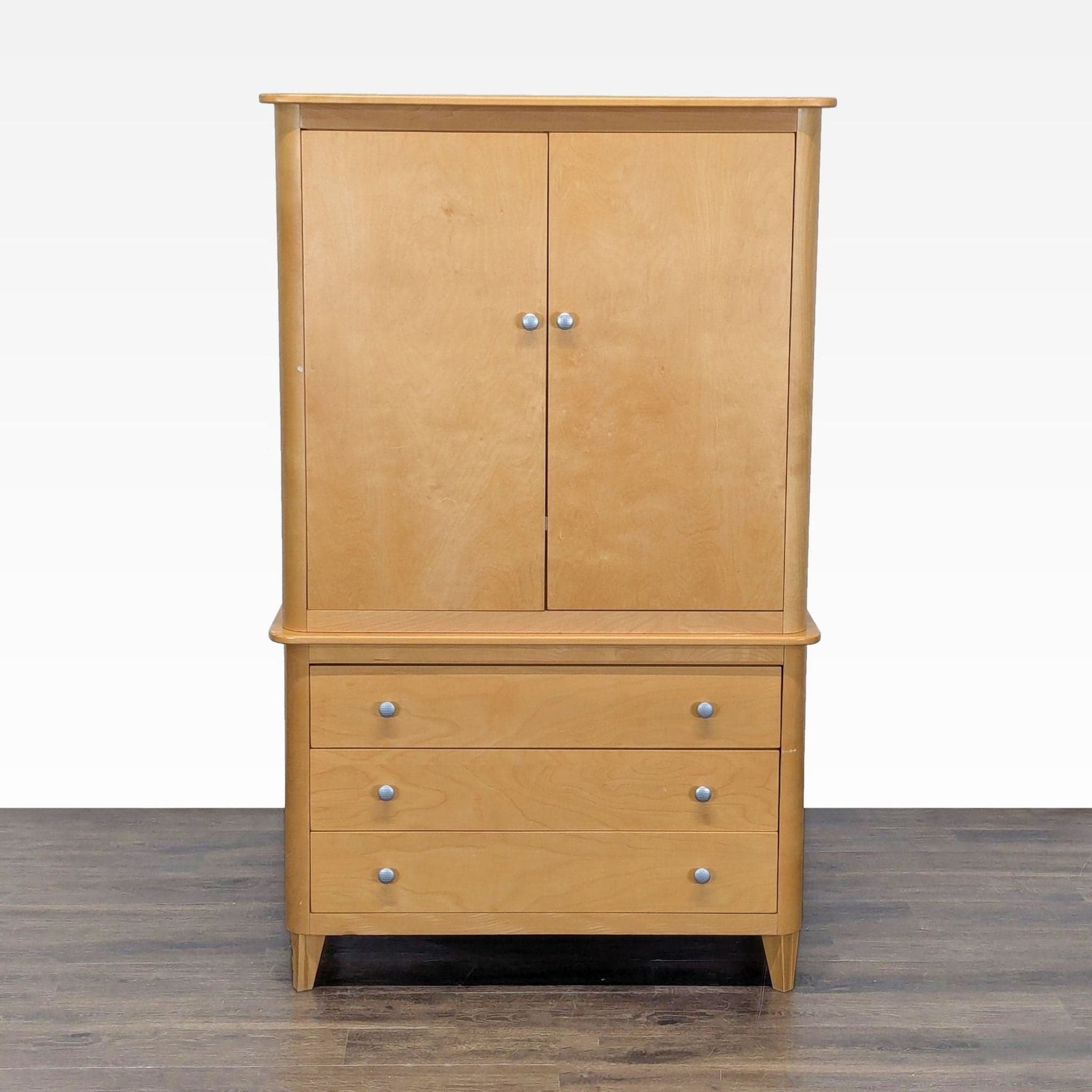 Huppe Three Drawer Hutch & Armoire - Image 1