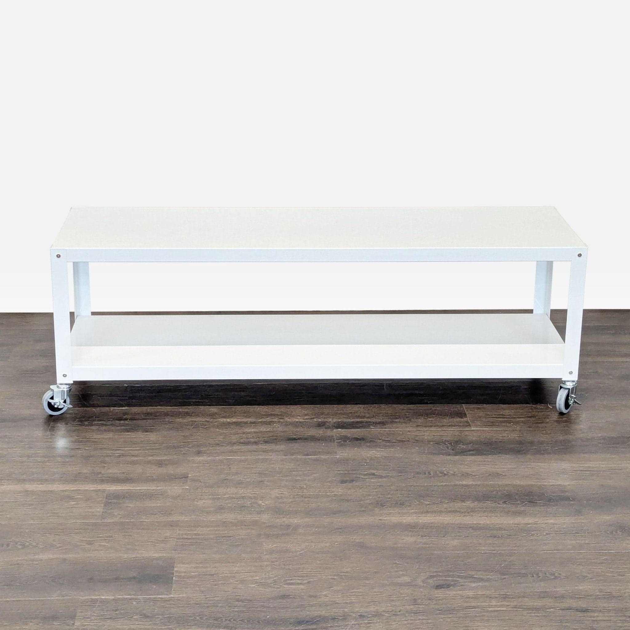 Two Tier Metal Coffee Table - Image 1