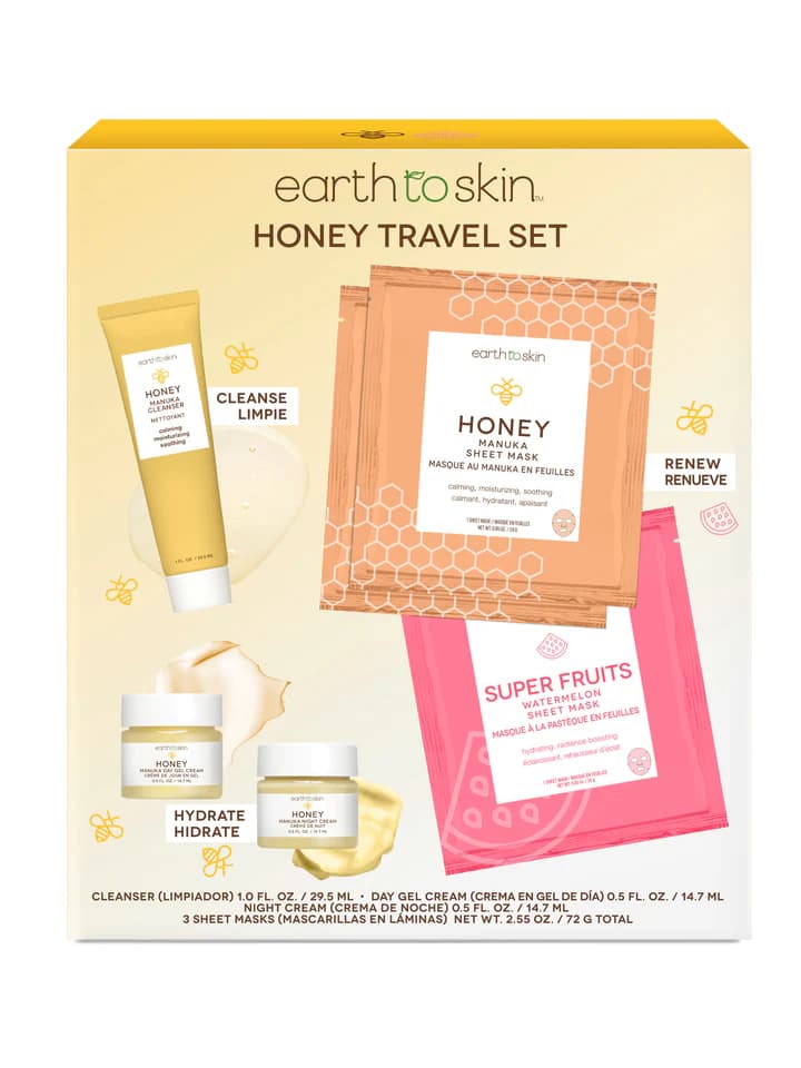 Earth to Skin Honey Travel Set 6 pcs - Image 1