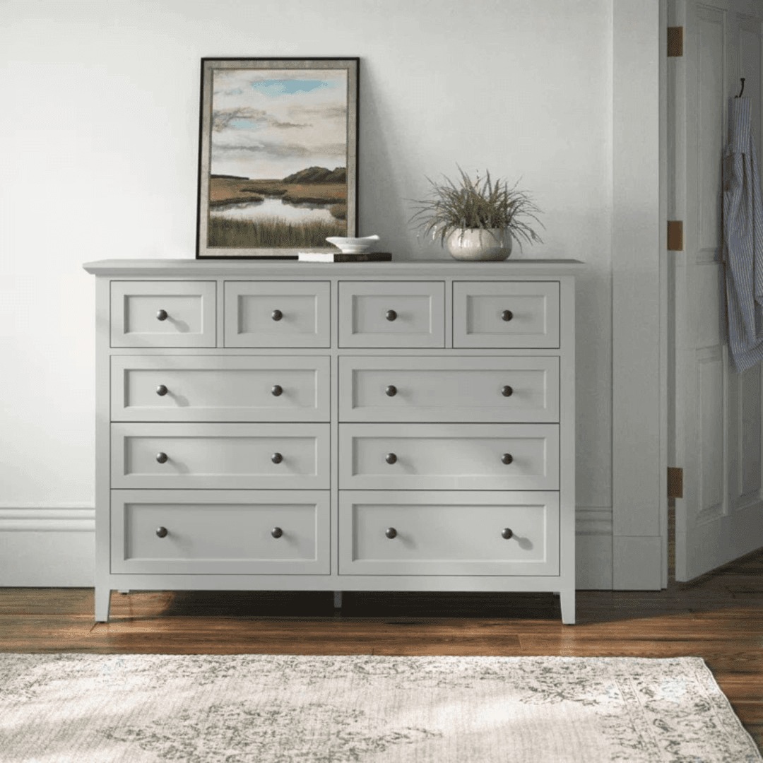 Mor Furniture Grace Dresser In Elephant Gray - Image 1