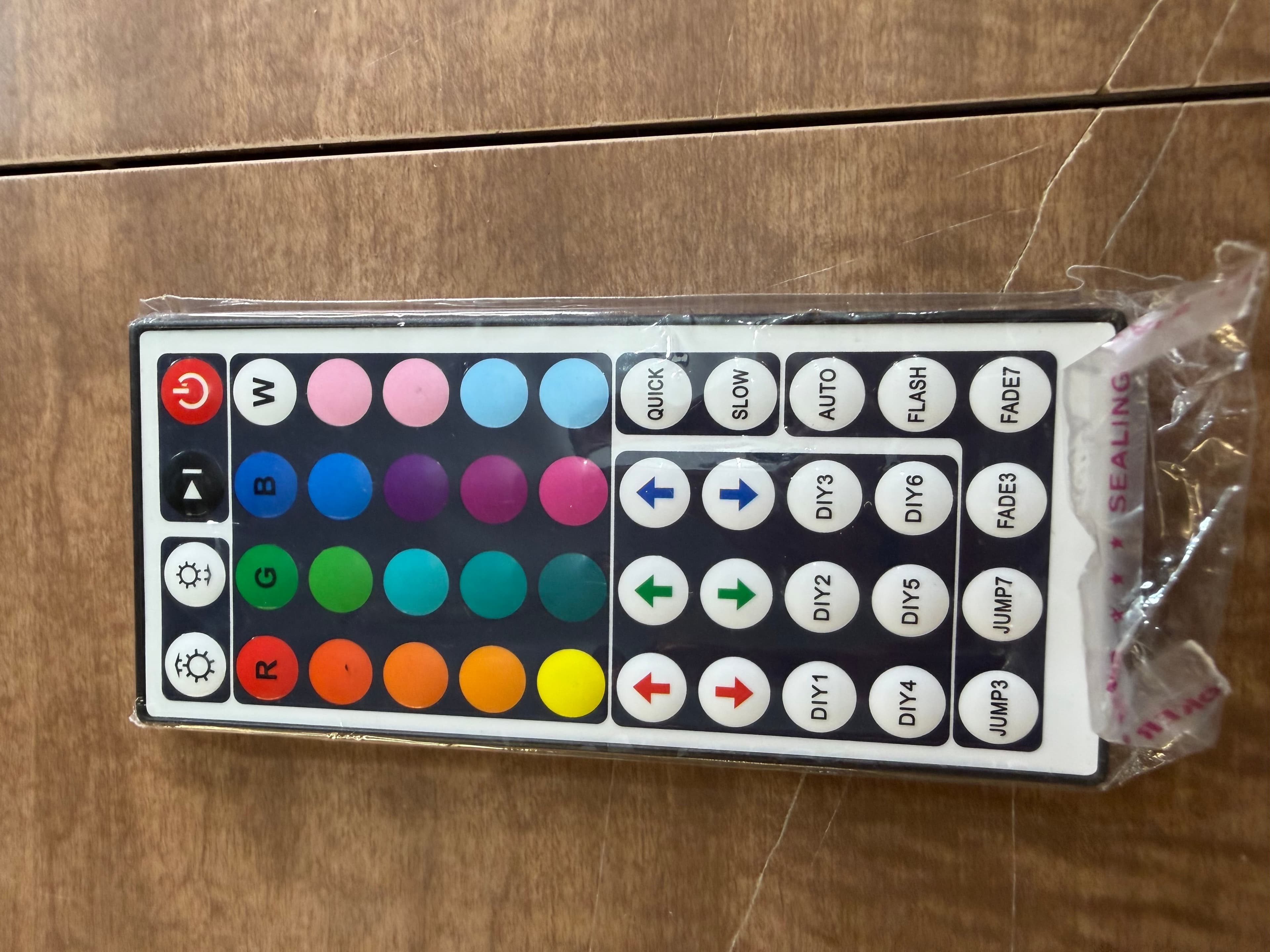 LED Remote Control with Color Options and Effects - Image 1