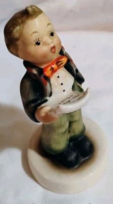 Vintage Napco "The Singer" SH1A Figurine - Hummel Style Boy Singing, Japan 1950s - Image 1