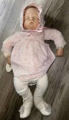 Vintage Boots Tyner "Sugar Britches" Sleeping Baby Doll - 19" Weighted - Image 1