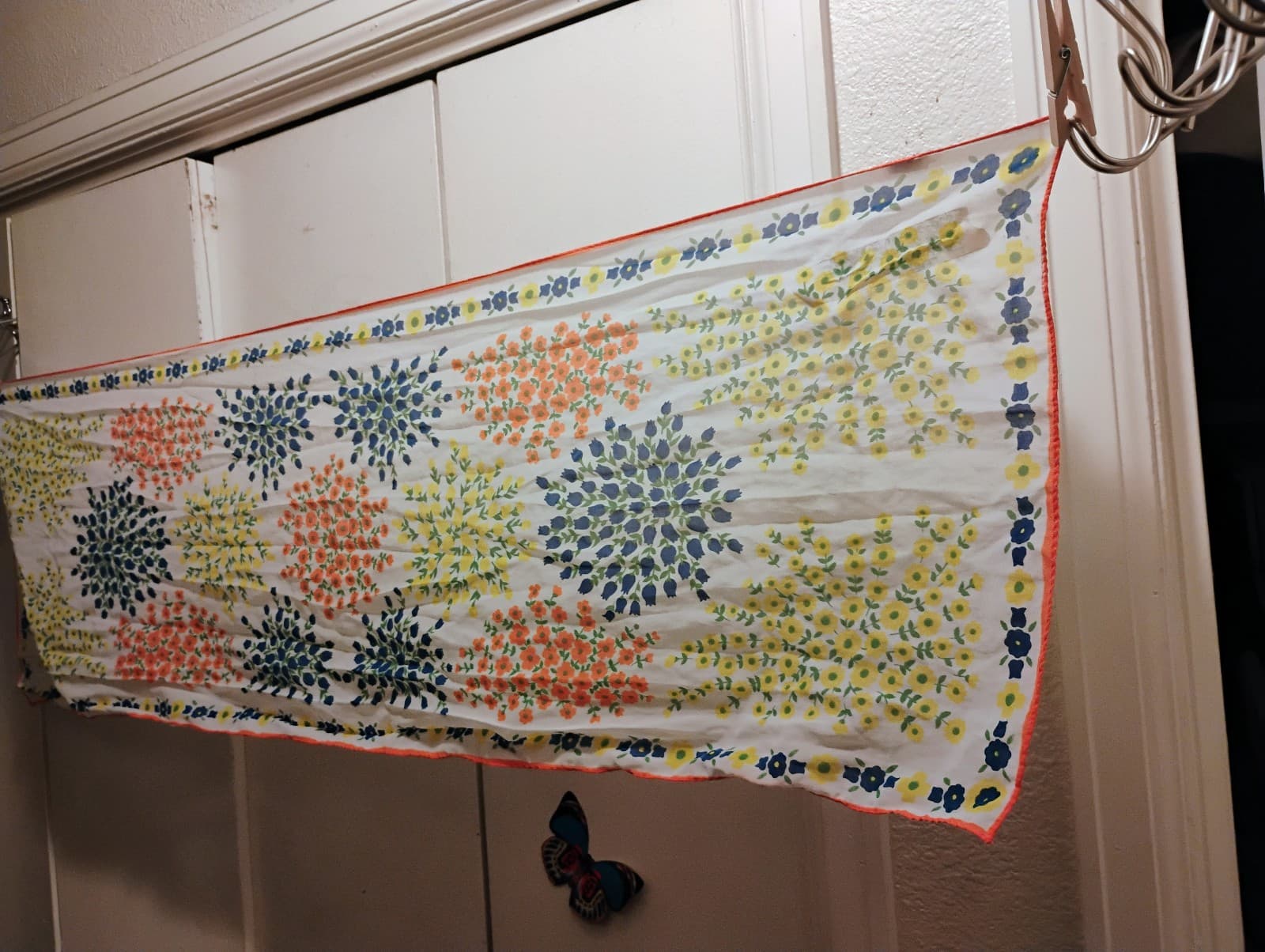 Vintage Sheer Floral Scarf\Wrap - Image 1