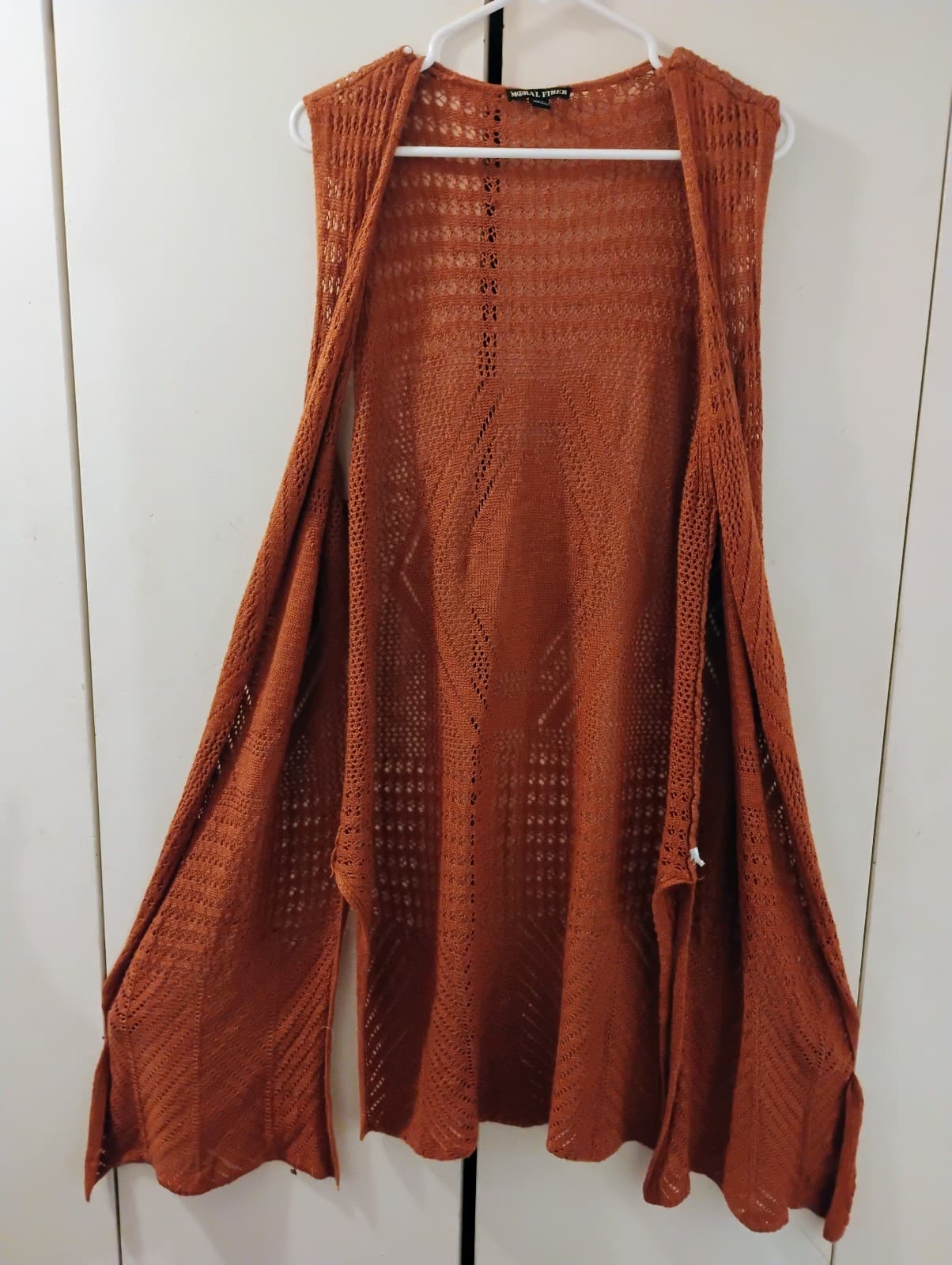 Moral Fiber long knit vest - Image 1