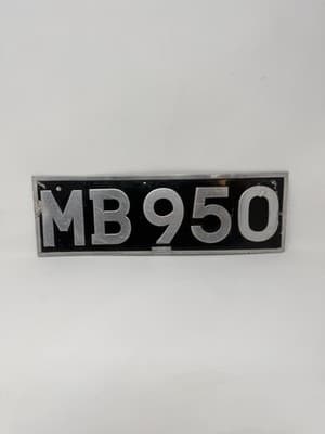Vintage Hills UK Number Plate Mercedes Benz License - Image 1