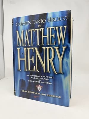 Comentario Biblico De Matthew Henry Hard Cover - Image 1