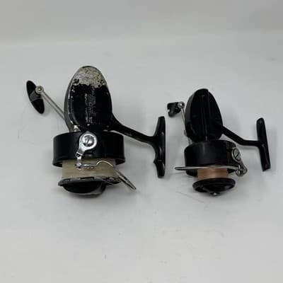 Lot 2 Vintage Garcia Mitchell 300 & 302 Saltwater Spinning Fishing Reel - Image 1