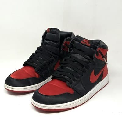 NIKE AIR JORDAN 1 RETRO HIGH OG SATIN BRED W 12 M 10.5 FD4810-061 - Image 1