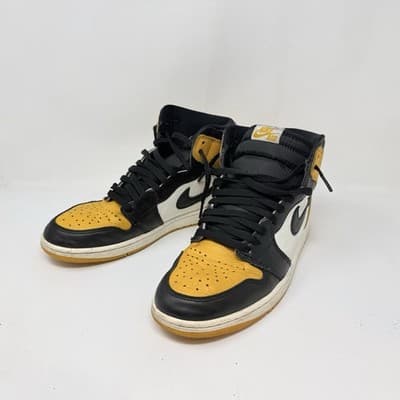 Nike Air Jordan 1 Retro High OG Taxi Black Sail Size 11 - Image 1