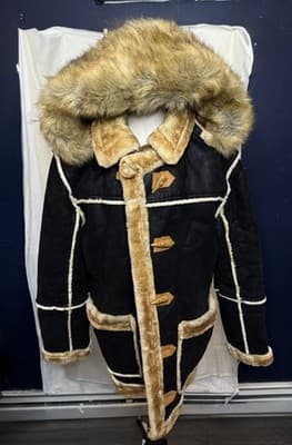 Jordan Craig Denali Shearling Parka Faux Fur Black Size Large - Image 1