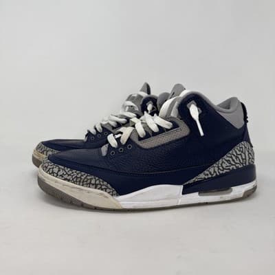 Air Jordan 3 Retro Men's Size 10 Midnight Navy CT8532-401 - Image 1