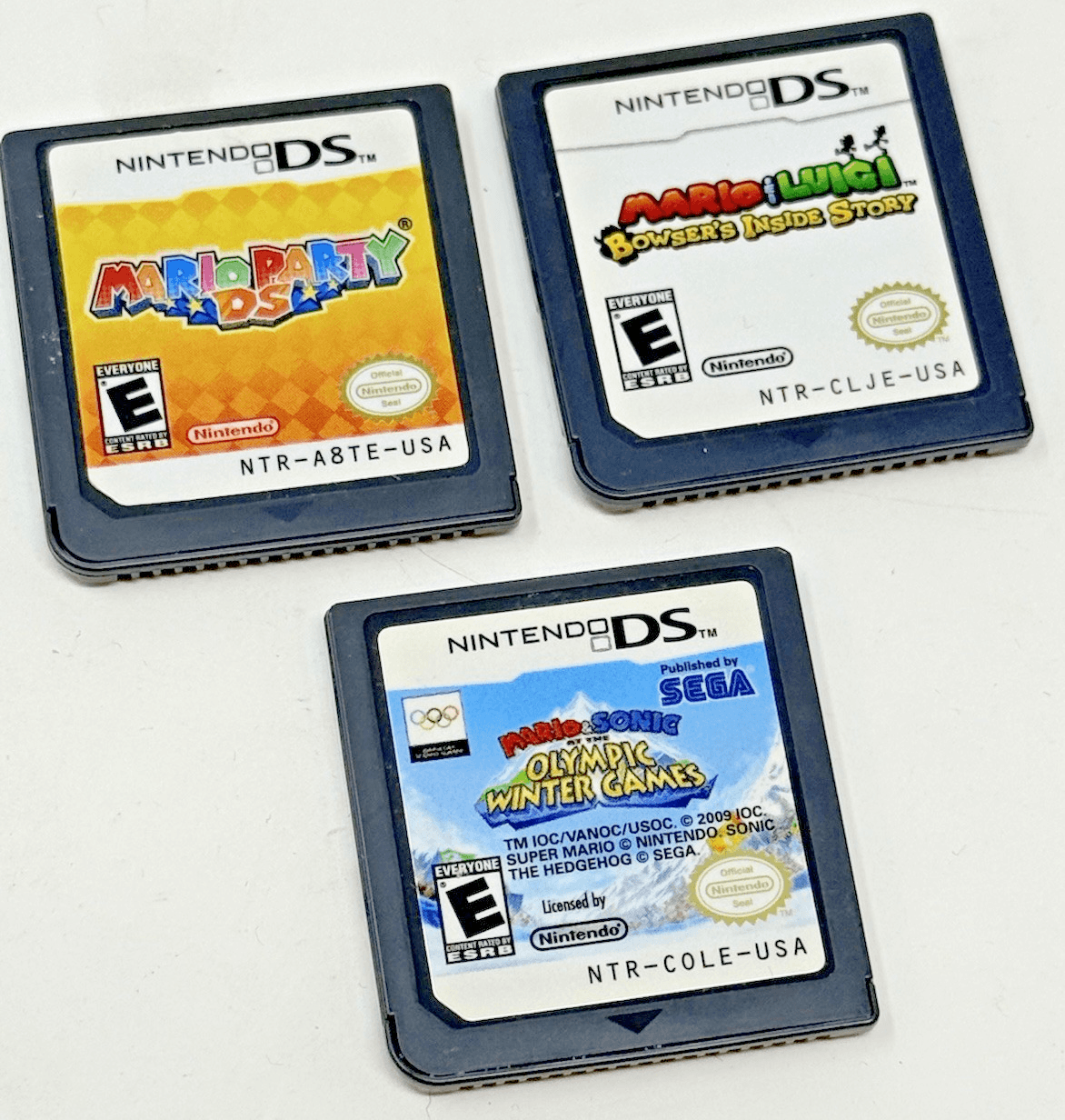 Lot Of 3 Mario Nintendo DS Cartridges - Image 1