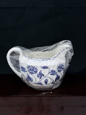 Fine China Spode Blue Colonel Platinum Creamer Y8618 - Image 1