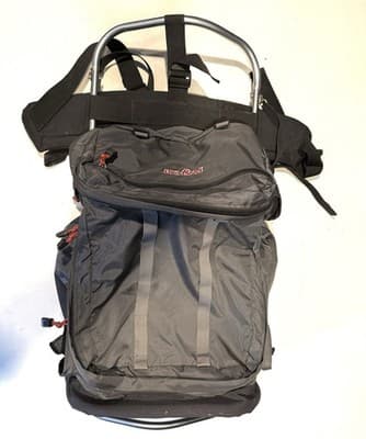 Jansport Backpack Scout External Frame Lightweight Nylon Hiking Camping Grey - Image 1