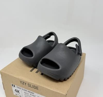 Adidas Yeezy Slide Dark Onyx Infant’s 4K - Image 1