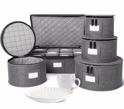 StorageLAB China Organizer Containers Hard Shell Case with Dividers - Image 1