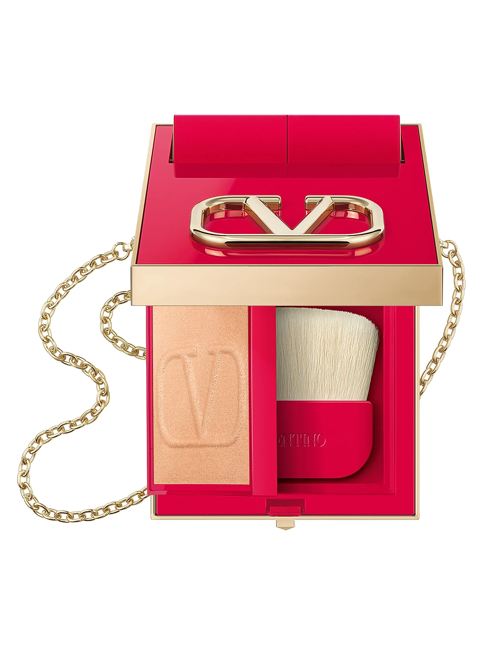 Valentino - Powder, Go-Clutch Perfecting Powder 03 Light-Medium w/ Sealed Chain Brand New - Image 1