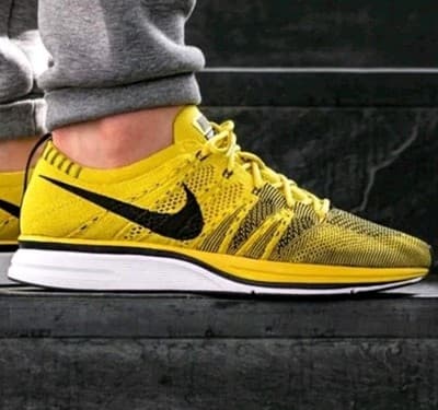 2017 NIKE FLYKNIT TRAINER | BRIGHT CITRON | BRAND NEW DS | AH8396-700 | Yeezy SB - Image 1