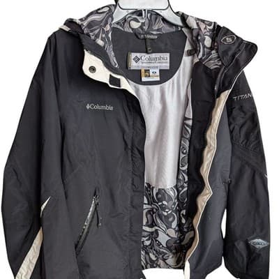 Columbia Titanium Interchange Omni-Tech Hooded Waterproof Ski Shell Med NWOT - Image 1