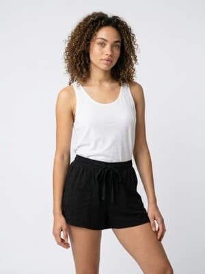 Joe B by Joe Benbasset Black Rayon Athletic Shorts XS Bow Drawstring Lightweight - Image 1