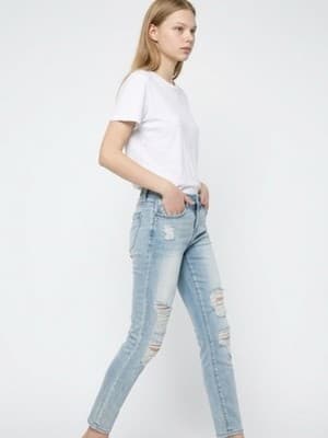 rewash high rise vintage reunion jeans - Image 1