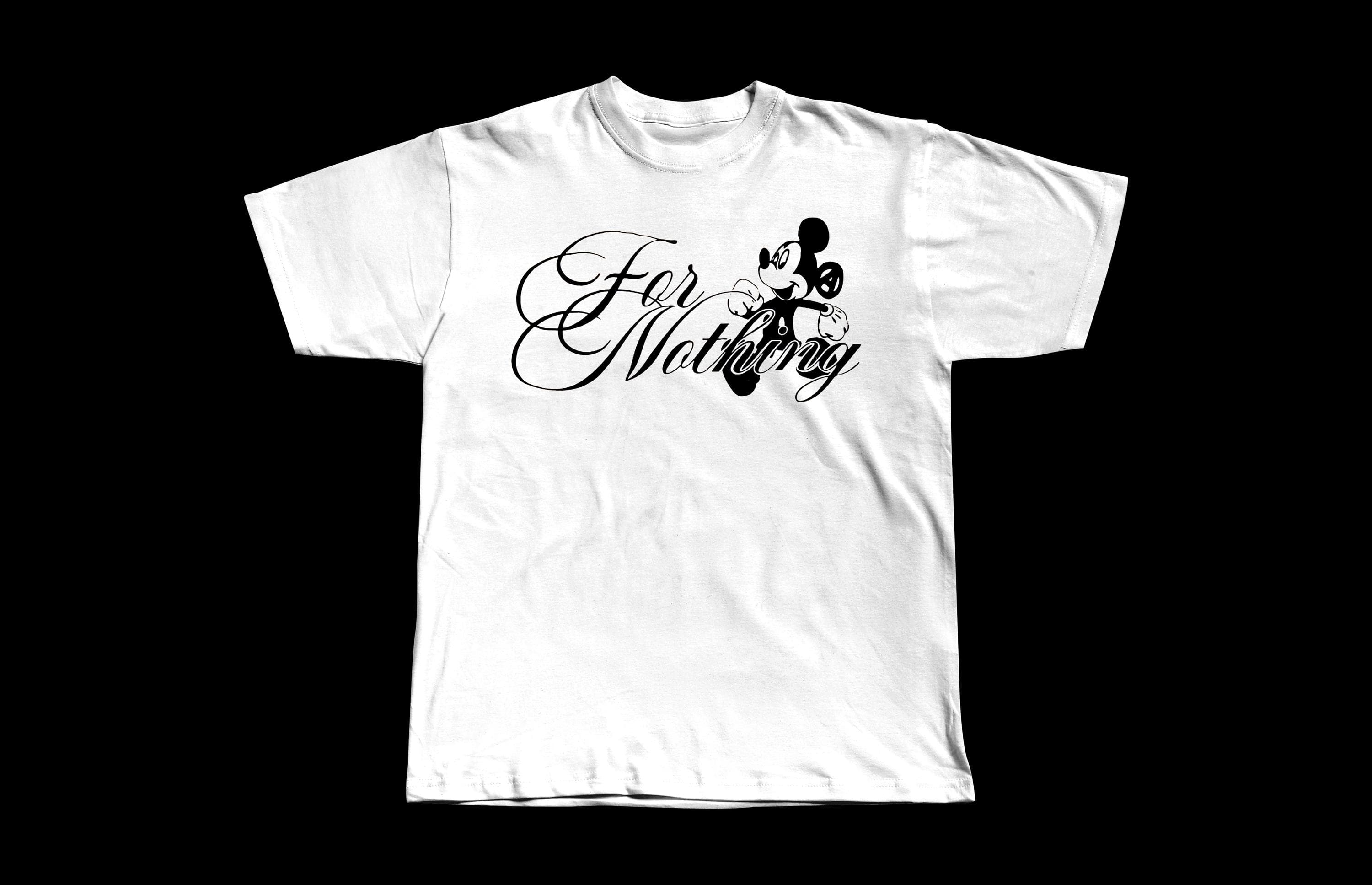 Nine Vicious "For Nothing Tour" | Heavyweight White Tee