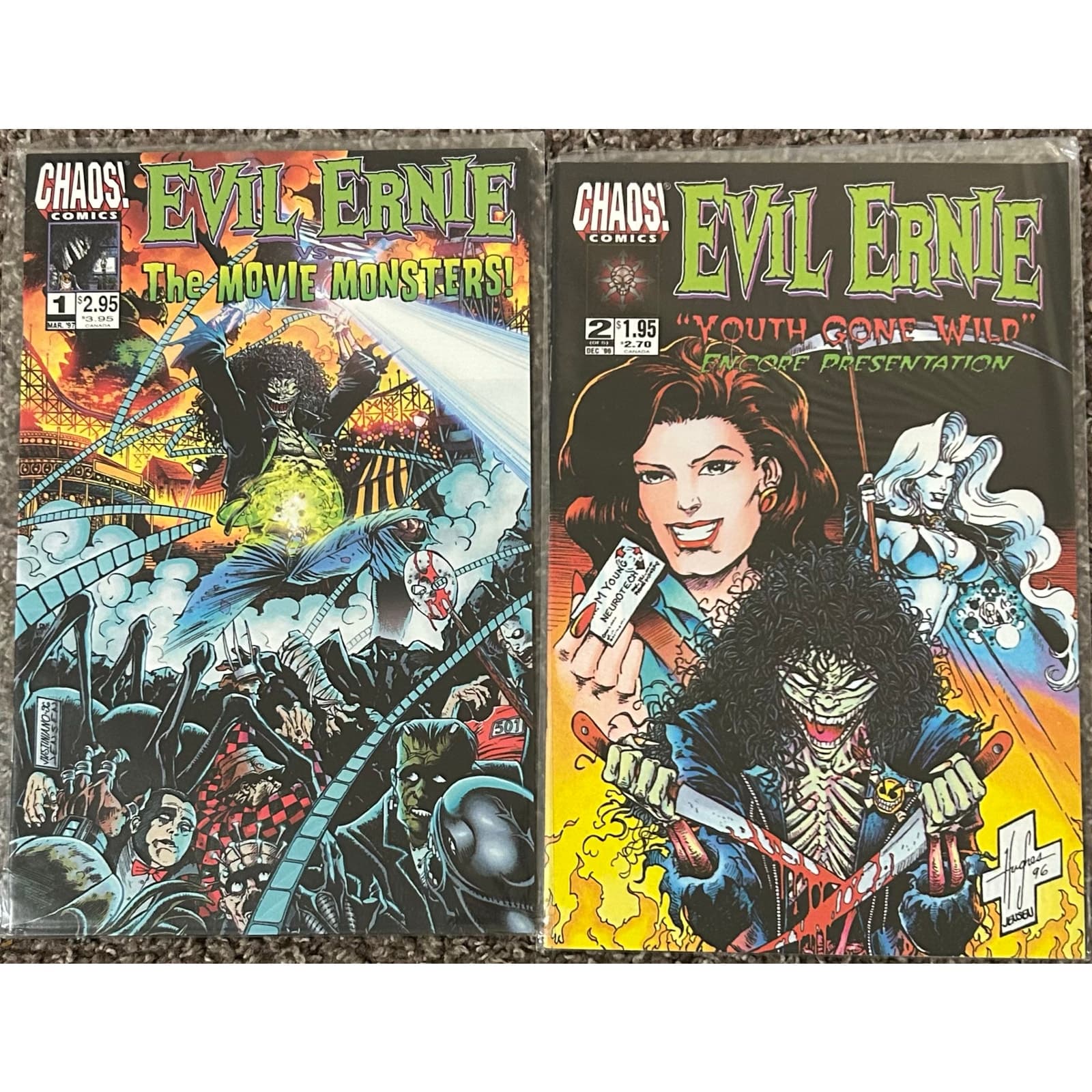 Evil Ernie vs The Movie Monsters! #1 & Youth Gone Wild Encore Presentation #2 - Image 1