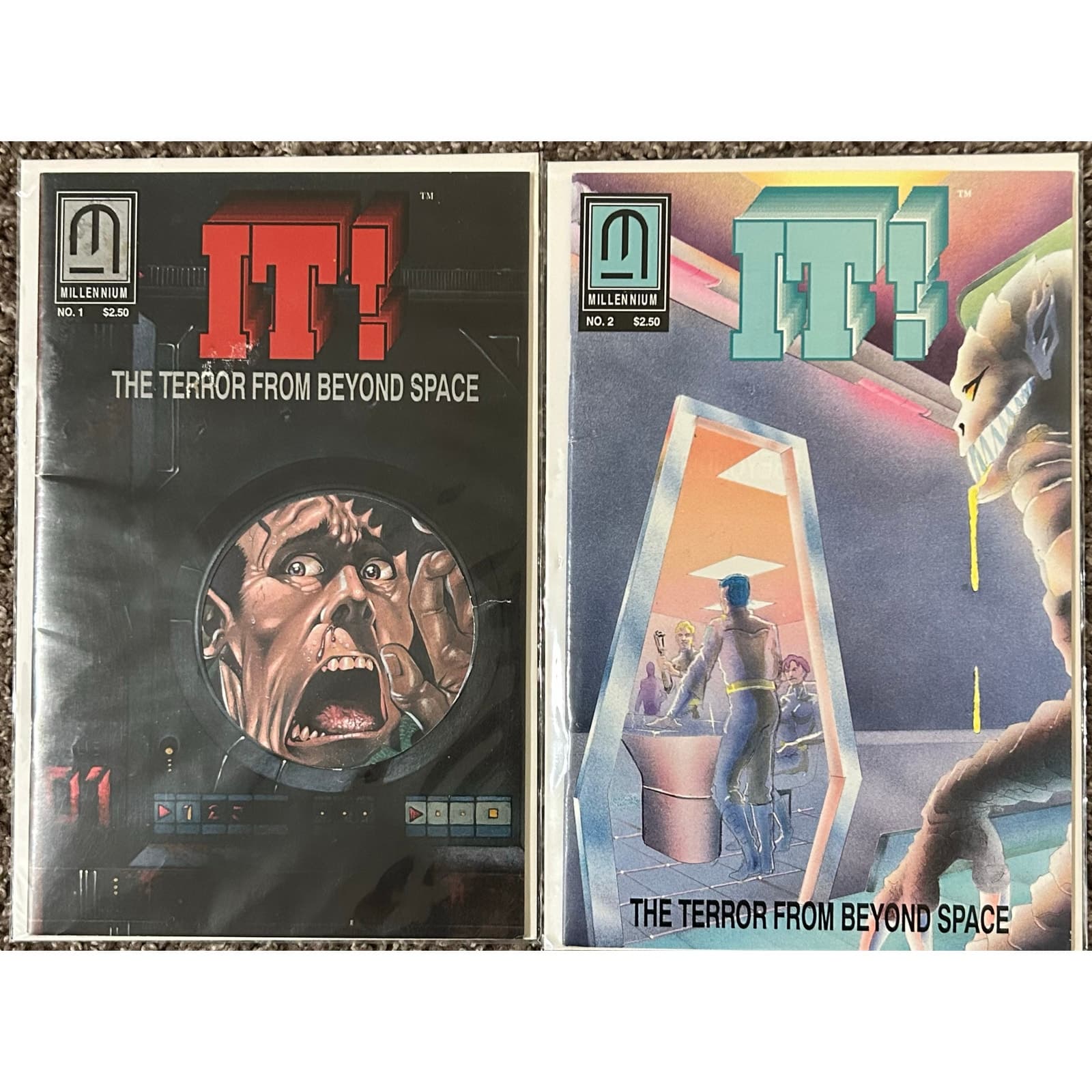 IT! The Terror From Beyond Space #1 & 2 (1992 Millennium) Lot of 2 - Image 1