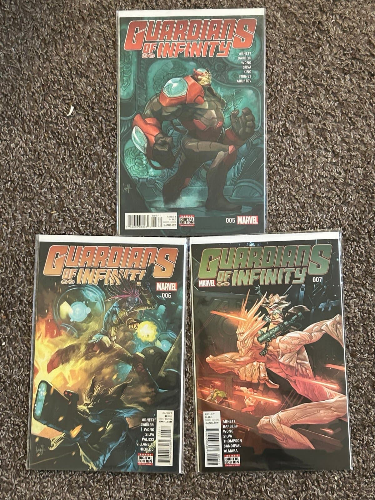 Guardians of Infinity #5, 6, 7 (2006 Marvel) Lot of 3 - Image 1